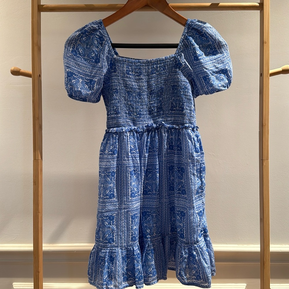 NWOT Vineyard Vines Blue and White Kids Dress